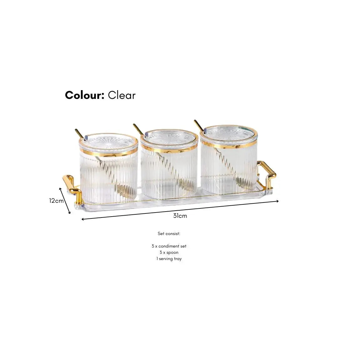 Perrin Condiment Set
