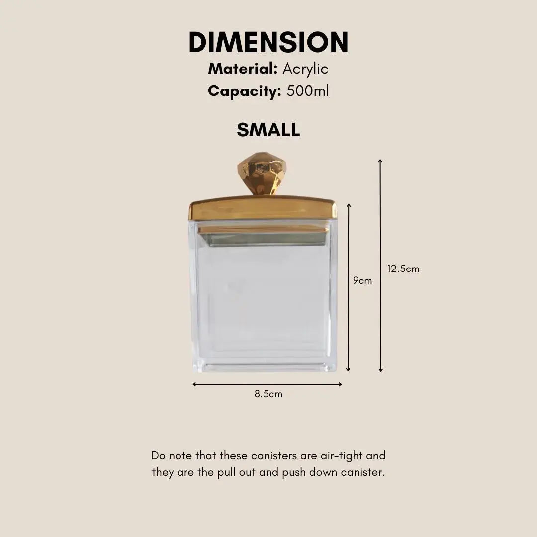 Agatha Air Tight Acrylic Canister