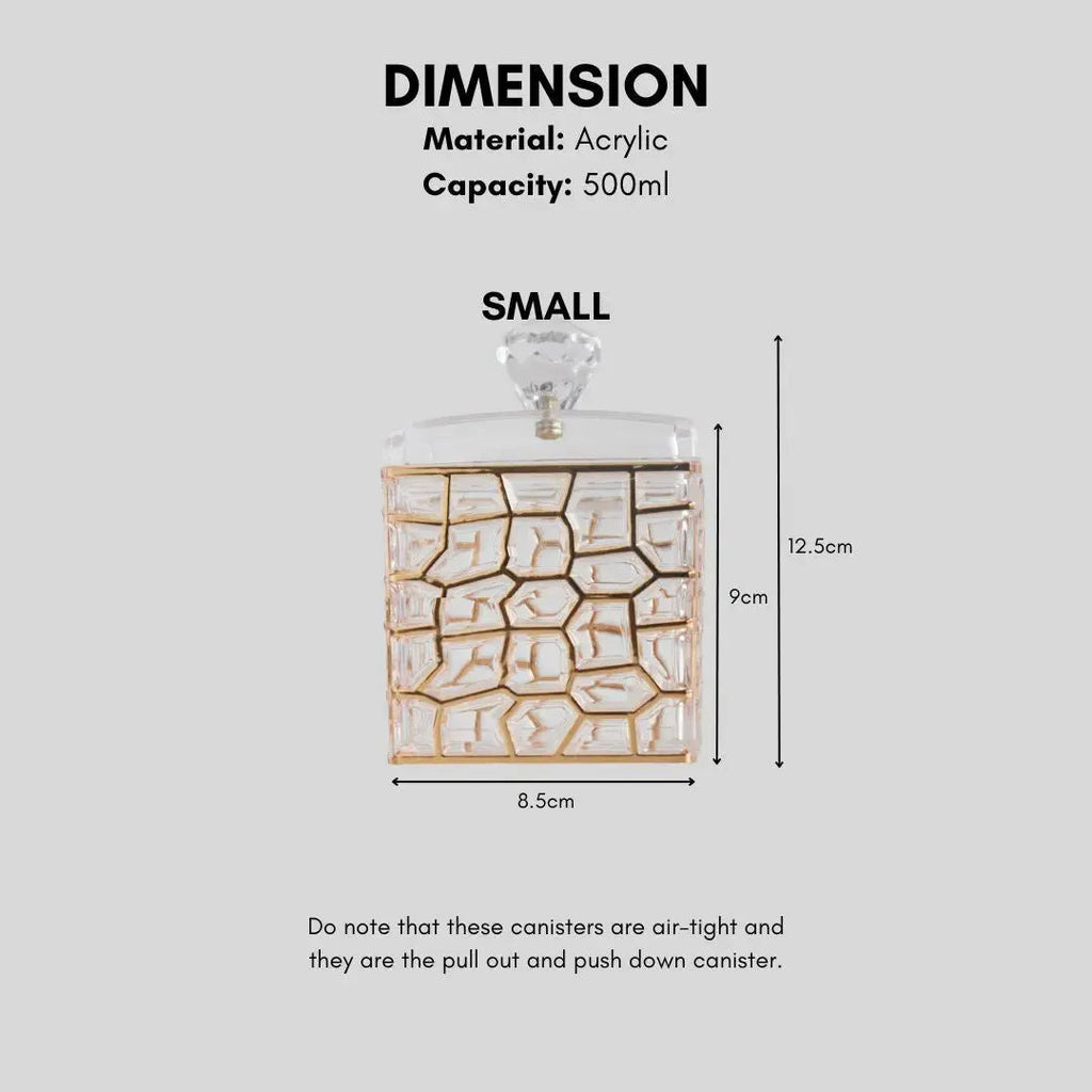 Dolce Air Tight Acrylic Canister