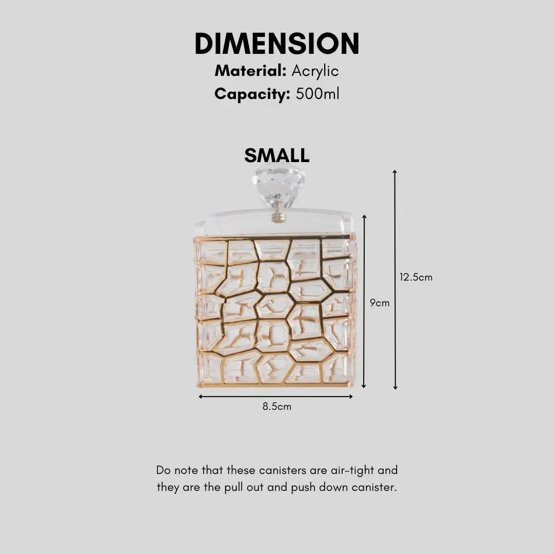 Dolce Air Tight Acrylic Canister