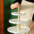 Britney Ceramic 3-Tier Dessert Tray