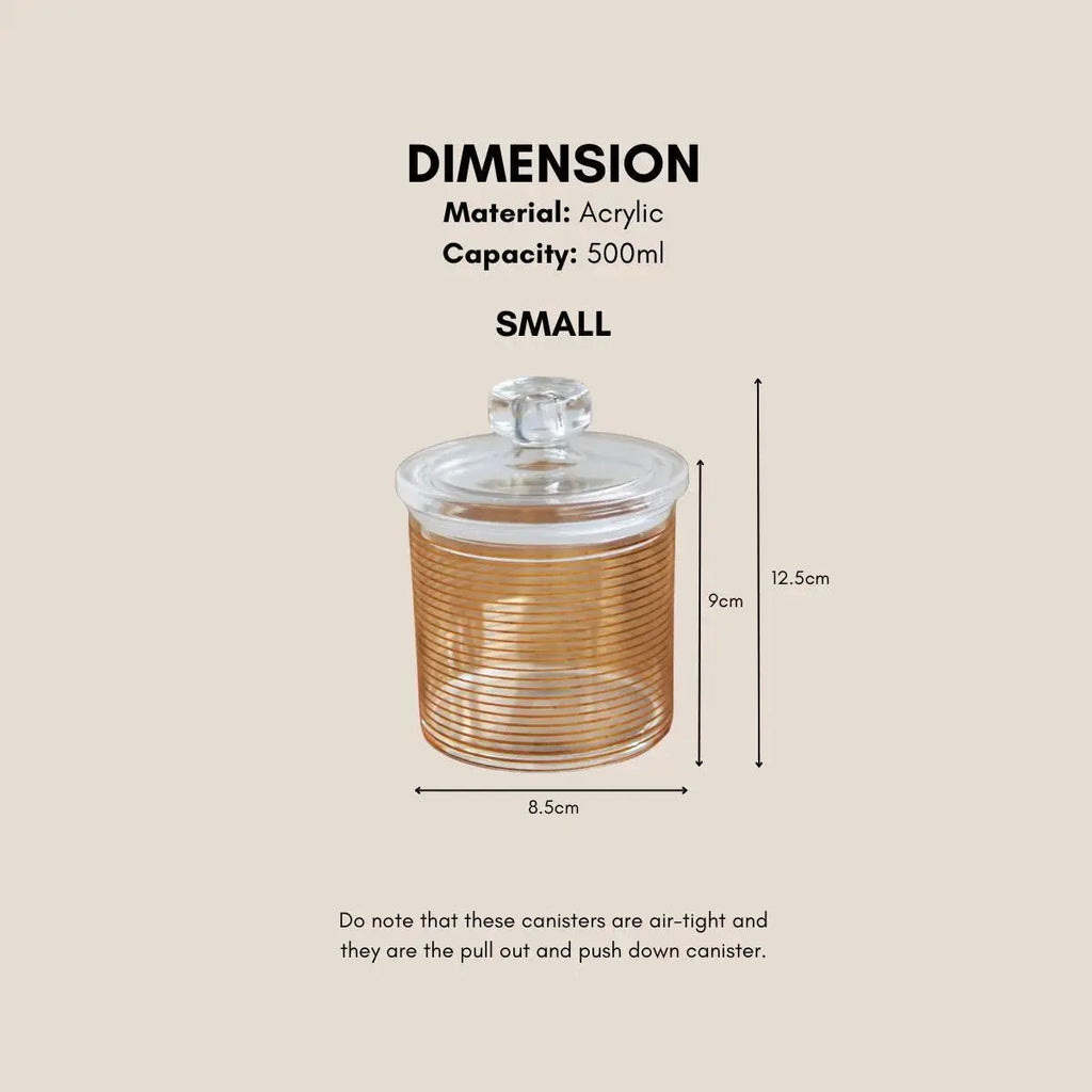 Camille Air Tight Acrylic Canister